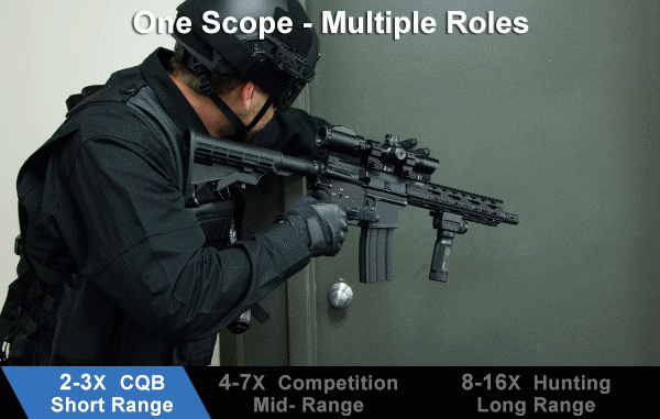 UTG Accushot T8 Series 2-16x44 Zielfernrohr SCP3-216AOIEW