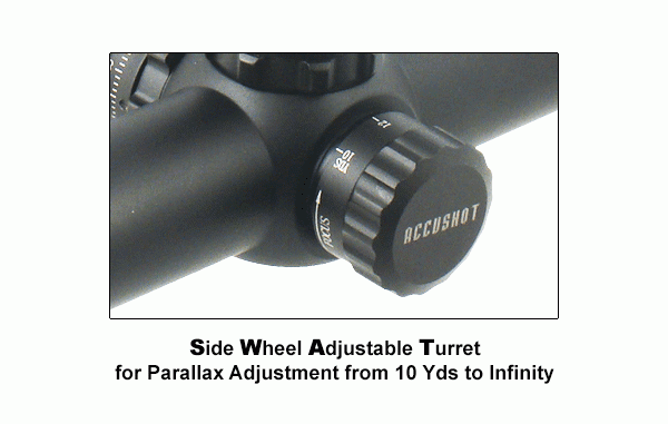 UTG Accushot Premium 6-24x56 Zielfernrohr SCP3-UG6245AOIEW