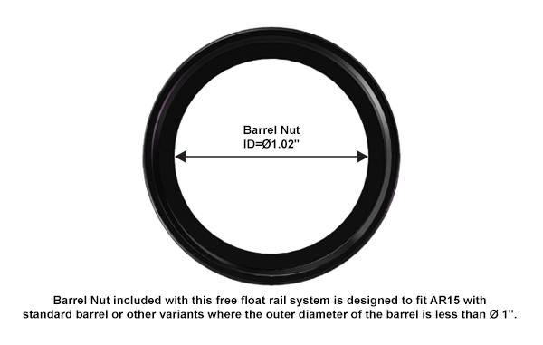 UTG PRO Super Slim Vorderschaft für AR15 MTU004SS