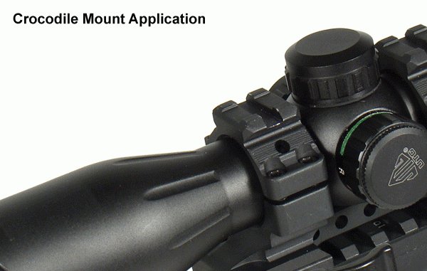 UTG 25mm/1" MAXIMUM STRENGTH Integral QD Blockmontage M1B35070R2