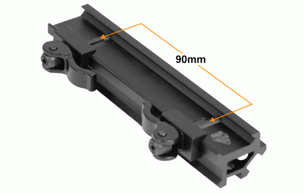 UTG Universal 140mm QD 2-fach Winkelmontage MAD13140