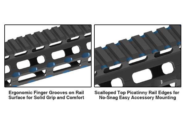 UTG PRO M-LOK Super Slim Vorderschaft für AR15 MTU006SSM