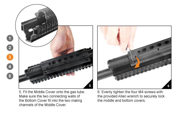 UTG PRO Picatinny Tactical Vorderschaft für Saiga-12 MNT-HGSG12