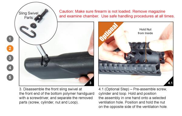 UTG Picatinny Vorderschaft für Saiga MNT-HGSG39