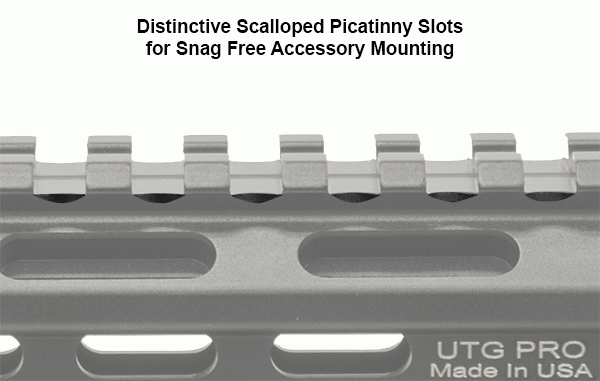 UTG Super Slim Picatinny Montageschienenerhöhung mit 20 MOA Vorneigung 140mm lang MT-RSX20MOA