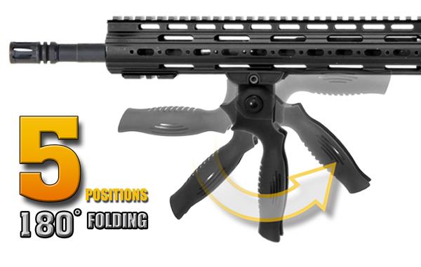 UTG Apache All-In-One Vordergriff, anklappbar RB-FGRP180B