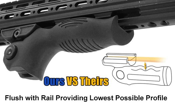 UTG Apache All-In-One Vordergriff, anklappbar RB-FGRP180B