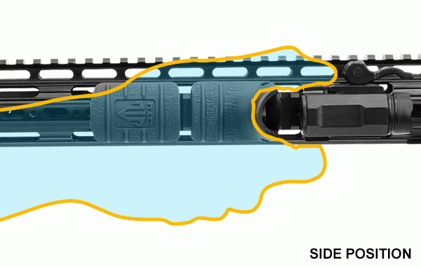 UTG Tactical Hand Stop Kit für Picatinny- und Weaverschienen RB-HS01B
