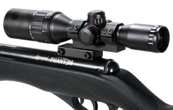 UTG 25mm/1" Accushot Blockmontage mit 38mm Offsetversatz für Kleinkaliber- und Druckluftwaffen RGPMOFS38-25H4