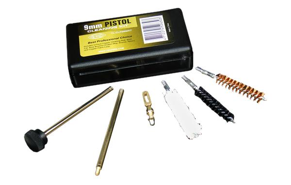 UTG Reinigungsset für 9mm .38 Kurzwaffen TL-CLP9MMKT