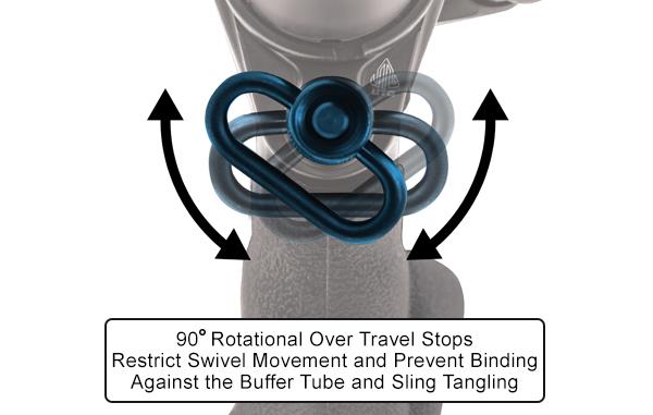 UTG Systemgehäuse-Endplatte mit QD-Aufnahme TL-T6TD03